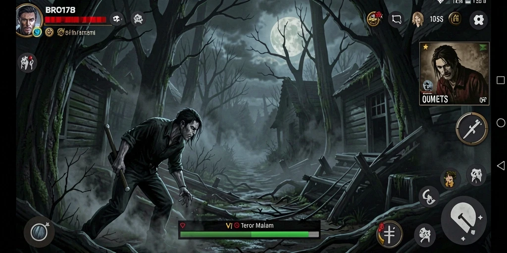Gameplay menyeramkan BRO178 dengan suasana mencekam.
