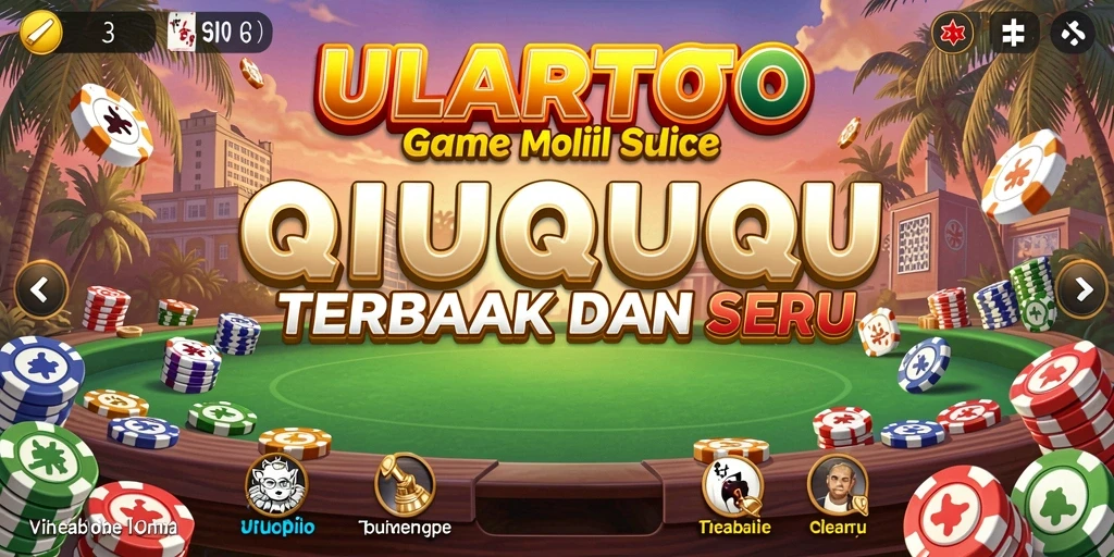 Tampilan gameplay QiuQiu yang menarik dalam ULARTOTO.